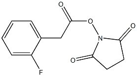 2-Fluorobenzeneacetic acid succinimidyl ester 结构式