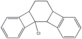 4b,5,6,6a,10b,10c-ヘキサヒドロ-10b-クロロベンゾ[3,4]シクロブタ[1,2-a]ビフェニレン 化学構造式