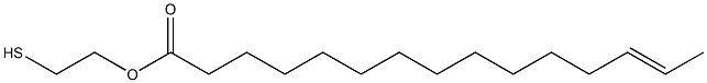 13-Pentadecenoic acid 2-mercaptoethyl ester Struktur