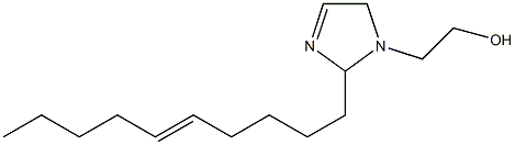 2-(5-Decenyl)-3-imidazoline-1-ethanol Structure