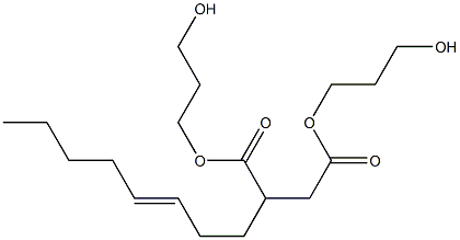 2-(3-Octenyl)succinic acid bis(3-hydroxypropyl) ester Structure