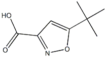 5-tert-Butyl-3-isoxazolecarboxylic acid Structure