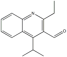 2-Ethyl-4-isopropylquinoline-3-carbaldehyde Structure