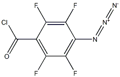 2,3,5,6-テトラフルオロ-4-アジドベンゾイルクロリド 化学構造式