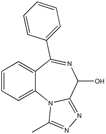  1-Methyl-4-hydroxy-6-phenyl-4H-[1,2,4]triazolo[4,3-a][1,4]benzodiazepine