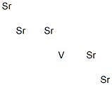 Vanadium pentastrontium Struktur