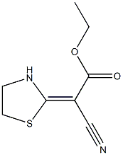 2-[(E)-Ethoxycarbonyl(cyano)methylene]thiazolidine