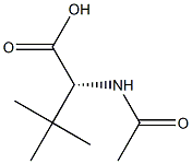 [R,(+)]-2-Acetylamino-3,3-dimethylbutyric acid Structure