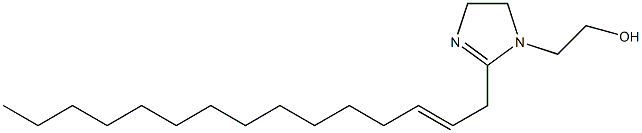 2-(2-Pentadecenyl)-2-imidazoline-1-ethanol Struktur