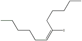 (E)-6-ヨード-6-ドデセン 化学構造式
