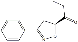 (5S)-5-Propionyl-3-phenyl-2-isoxazoline Structure