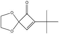 7-tert-Butyl-1,4-dioxaspiro[4.3]oct-7-en-6-one 结构式
