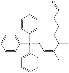 (6Z)-5,6-Dimethyl-8-(triphenylsilyl)-6-octen-1-al