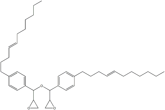 4-(4-Undecenyl)phenylglycidyl ether Struktur