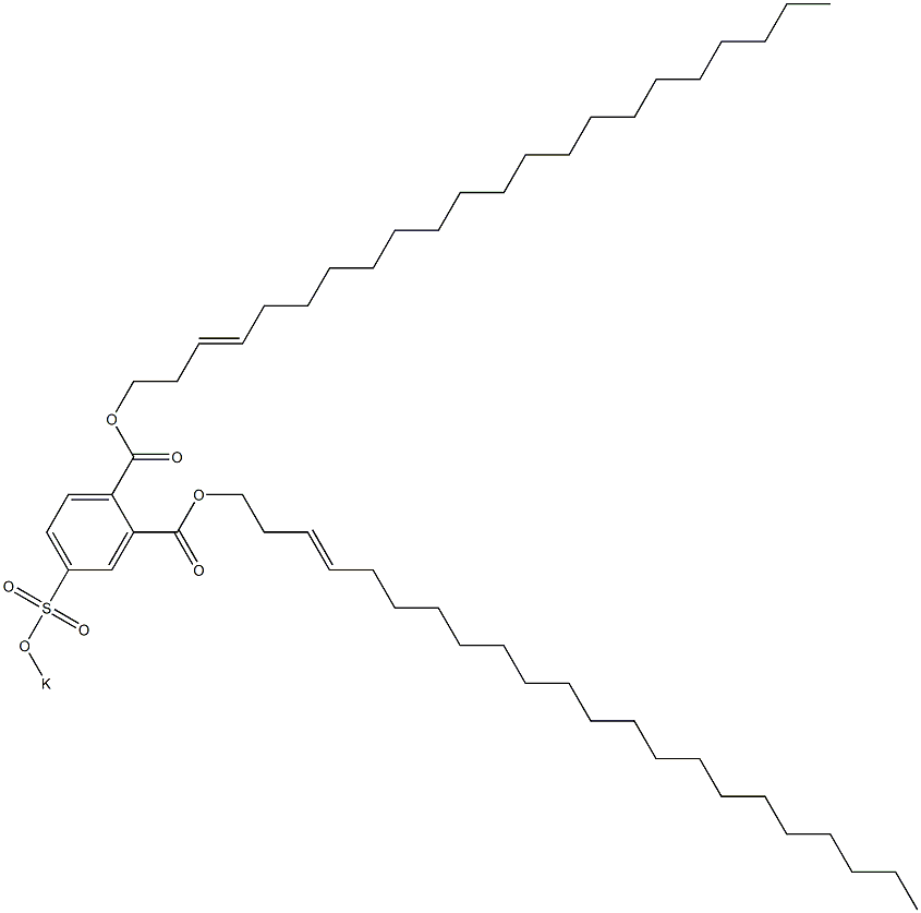  4-(Potassiosulfo)phthalic acid di(3-docosenyl) ester