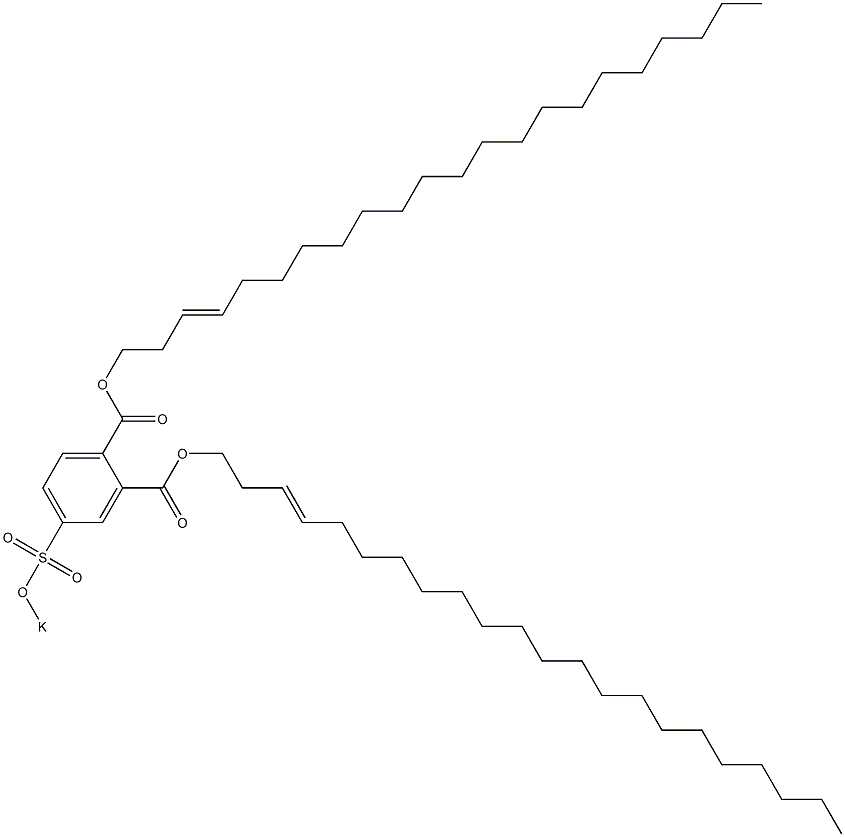 4-(Potassiosulfo)phthalic acid di(3-docosenyl) ester