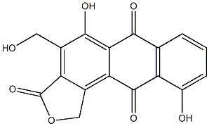 4-(Hydroxymethyl)-5,10-dihydroxyanthra[1,2-c]furan-3,6,11(1H)-trione