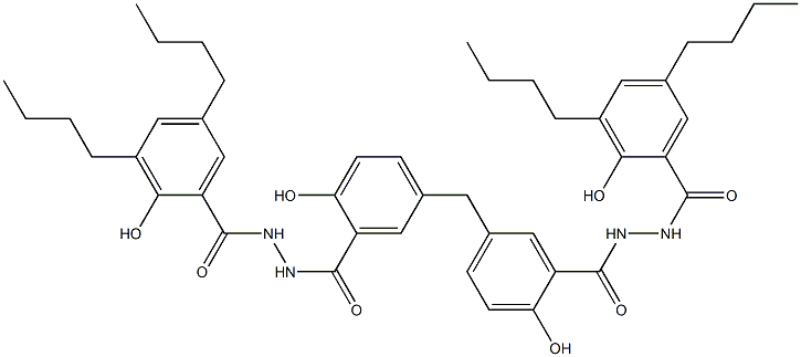  5,5'-Methylenebis[2-hydroxy-N'-(2-hydroxy-3,5-dibutylbenzoyl)benzenecarbohydrazide]