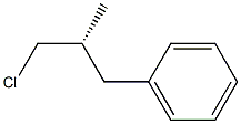 (-)-[(R)-3-Chloro-2-methylpropyl]benzene Structure
