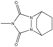 Tetrahydro-2-methyl-5,8-ethano-1H-[1,2,4]triazolo[1,2-a]pyridazine-1,3(2H)-dione Structure
