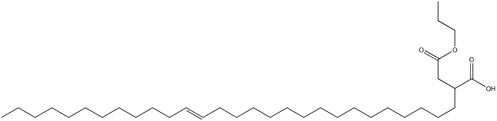 2-(16-Octacosenyl)succinic acid 1-hydrogen 4-propyl ester,,结构式