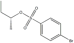 (-)-p-ブロモベンゼンスルホン酸(R)-sec-ブチル 化学構造式