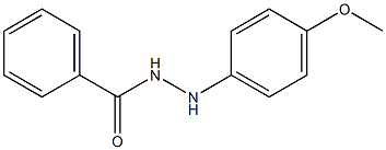 N2-(4-メトキシフェニル)ベンズヒドラジド 化学構造式