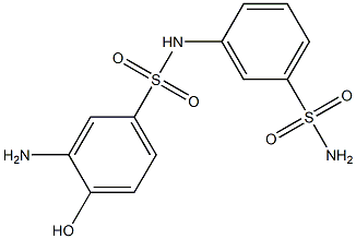  m-(3-Amino-4-hydroxyphenylsulfonylamino)benzenesulfonamide