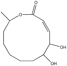 (Z)-5,6-Dihydroxy-12-methyloxacyclododeca-3-en-2-one|