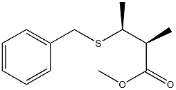 (2S,3S)-3-Benzylthio-2-methylbutanoic acid methyl ester|