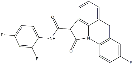 8-Fluoro-N-(2,4-difluorophenyl)-1,2-dihydro-1-oxo-6H-pyrrolo[3,2,1-de]acridine-2-carboxamide