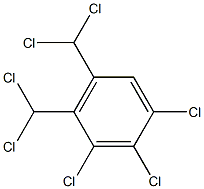 1,2,3-Trichloro-4,5-bis(dichloromethyl)benzene Structure