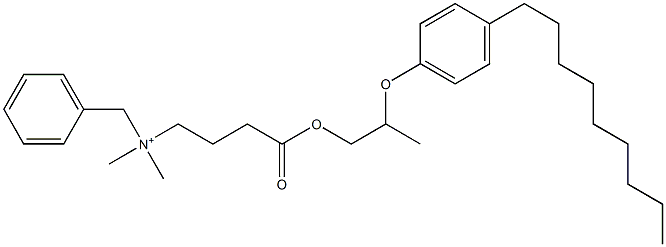  N,N-Dimethyl-N-benzyl-N-[3-[[2-(4-nonylphenyloxy)propyl]oxycarbonyl]propyl]aminium