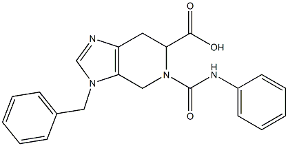  3-Benzyl-4,5,6,7-tetrahydro-5-phenylcarbamoyl-3H-imidazo[4,5-c]pyridine-6-carboxylic acid