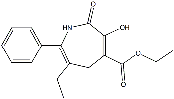 2,5-Dihydro-3-hydroxy-7-phenyl-6-ethyl-2-oxo-1H-azepine-4-carboxylic acid ethyl ester