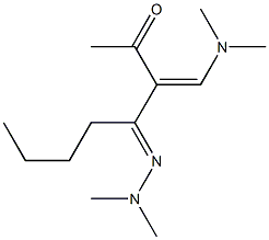 3-[(Z)-Dimethylaminomethylene]-4-(dimethylhydrazono)-2-octanone