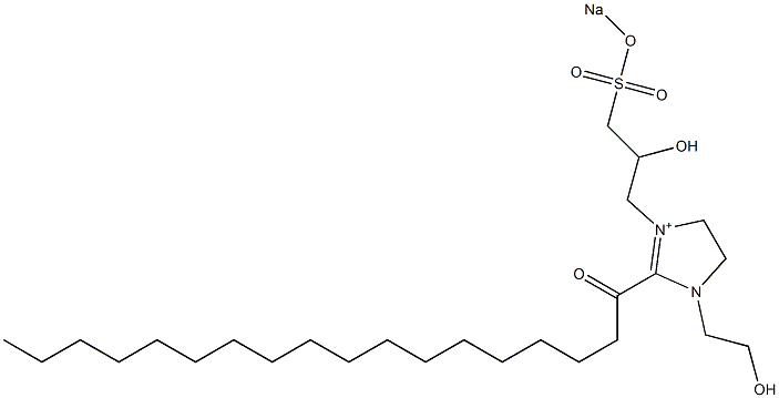 1-(2-Hydroxyethyl)-3-[2-hydroxy-3-(sodiooxysulfonyl)propyl]-2-stearoyl-2-imidazoline-3-ium