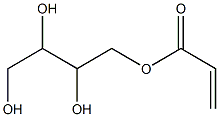1,2,3,4-Butanetetrol 1-acrylate,,结构式