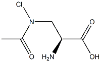 (2S)-2-Amino-3-(chloroacetylamino)propanoic acid Struktur