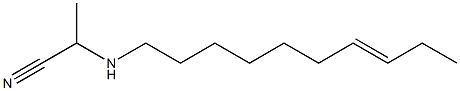 2-(7-Decenylamino)propionitrile Structure
