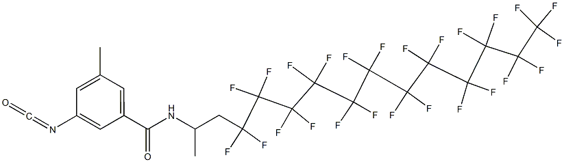 3-Isocyanato-5-methyl-N-[2-(pentacosafluorododecyl)-1-methylethyl]benzamide|