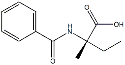 (S)-2-(Benzoylamino)-2-methylbutyric acid Structure