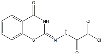 2,3-Dihydro-2-[2-(dichloroacetyl)hydrazono]-4H-1,3-benzothiazin-4-one
