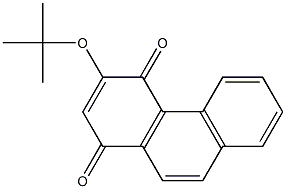3-(tert-Butyloxy)phenanthrene-1,4-dione Structure