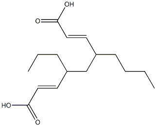 Diacrylic acid 1-butyl-3-propyl-1,3-propanediyl ester 结构式