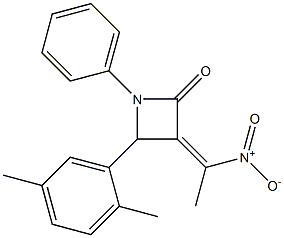  1-Phenyl-3-(1-nitroethylidene)-4-(2,5-dimethylphenyl)azetidin-2-one