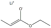 Lithium(E)-1-ethoxy-1-propene-1-olate Struktur