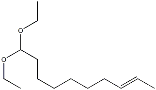 8-Decenal diethyl acetal Structure