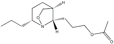 Acetic acid 3-[(2R,5S,8S)-2-propyl-1-aza-7-oxabicyclo[3.2.1]octan-8-yl]propyl ester