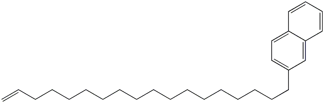 2-(17-Octadecenyl)naphthalene Structure